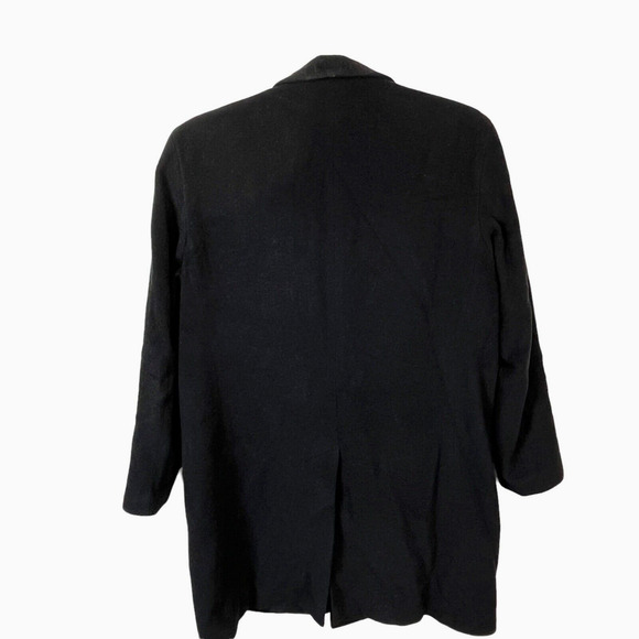 Daniel Hechter Overcoat Men's Size 44 Gray Charcoal Lined Vented Wool Blend Coat - Picture 2 of 12